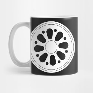 Boxpok Loco Train Wheel Print Mug